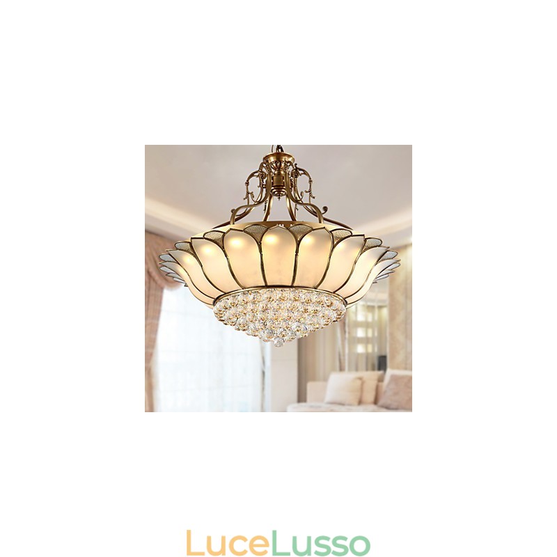 Tradizionale Classico Rustico Lodge Ottone Metallo Montaggio a filo