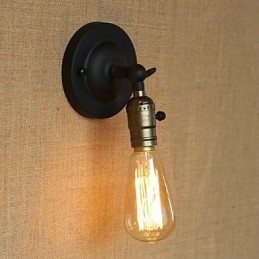 Lampadina Edison Corridoio Retro Minimalista Comodino Corridoio Caffè Terrazza Canale Mini Applique da Parete