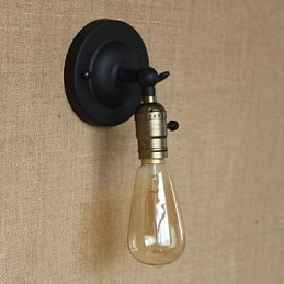 Lampadina Edison Corridoio Retro Minimalista Comodino Corridoio Caffè Terrazza Canale Mini Applique da Parete