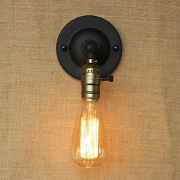 Lampadina Edison Corridoio Retro Minimalista Comodino Corridoio Caffè Terrazza Canale Mini Applique da Parete