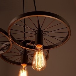 Lampade a sospensione retrò Loft Lampadario in ferro battuto stile industriale americano
