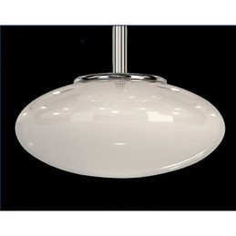 ModernYestaurant Lampada Semplice Lampada a Sospensione Circolare in Vetro Stile Europeo