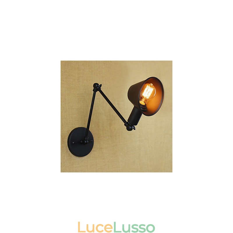 Applique da parete decorativa con braccio lungo per bar, caffetteria, personalità creativa, aria industriale, semplicemente decorata