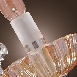 Elegante applique in cristallo con 2 luci