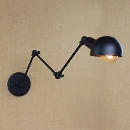 Lampada da parete a braccio lungo in stile industriale retrò, per corridoio, scale, balcone, ristorante, bar