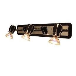Moderne luci da parete nere Luci da bagno con 3 luci