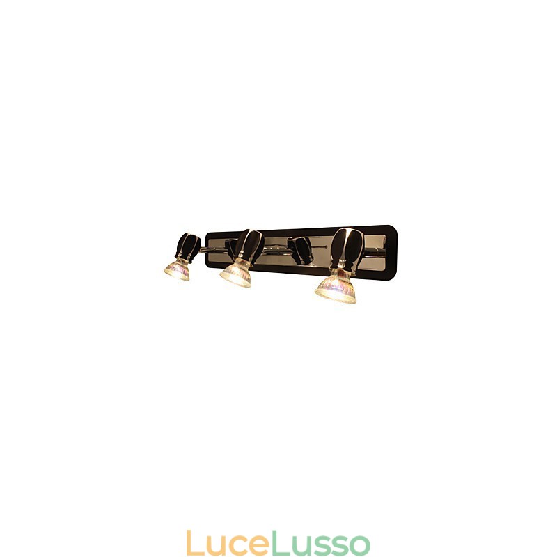 Moderne luci da parete nere Luci da bagno con 3 luci