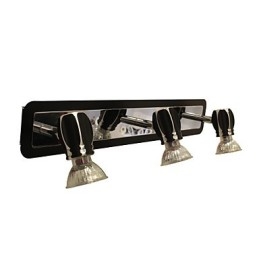 Moderne luci da parete nere Luci da bagno con 3 luci