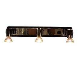 Moderne luci da parete nere Luci da bagno con 3 luci