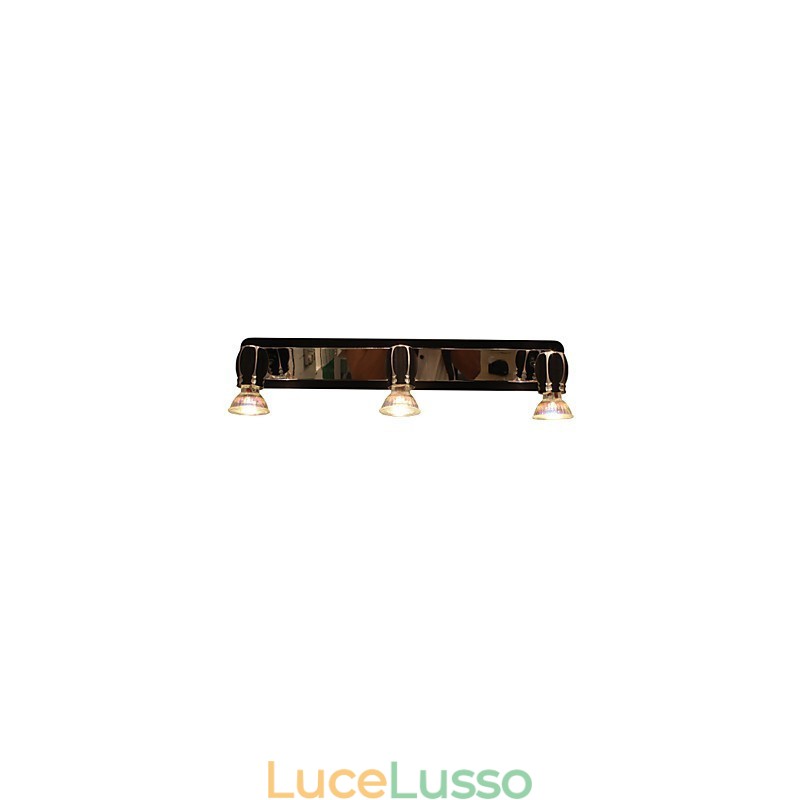 Moderne luci da parete nere Luci da bagno con 3 luci