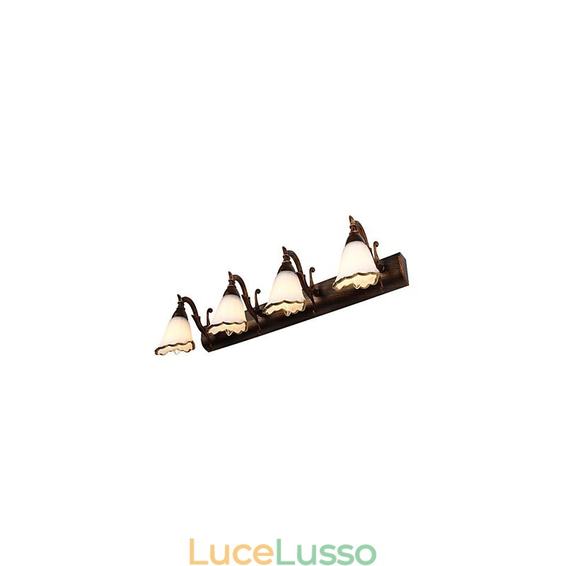 Applique da parete Illuminazione per il bagno Lampade da lettura da parete Mini Style Rustic Lodge Metallo