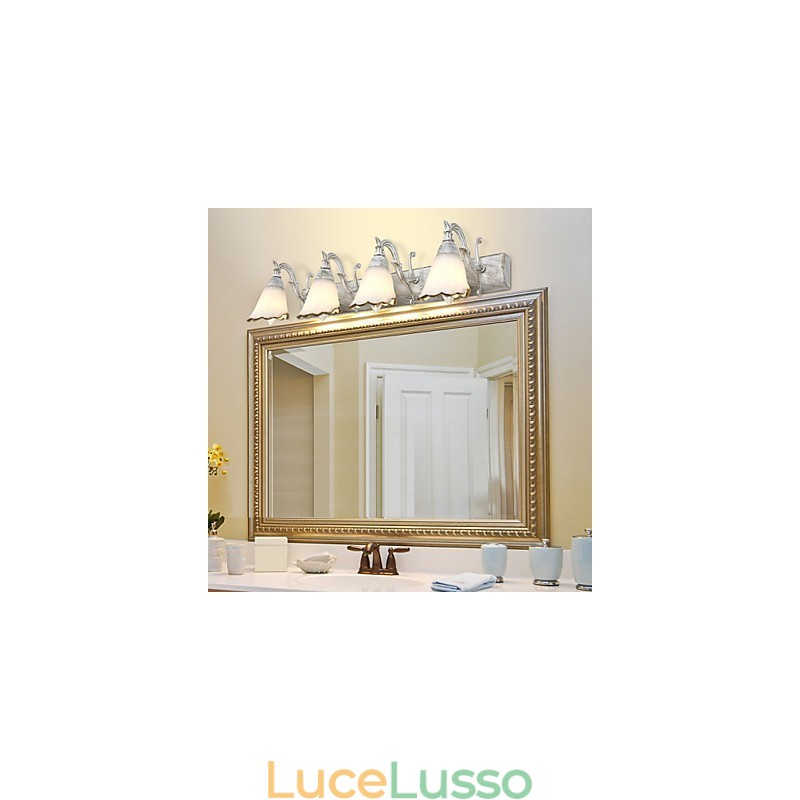 Applique da parete Illuminazione per il bagno Lampade da lettura da parete Mini Style Rustic Lodge Metallo