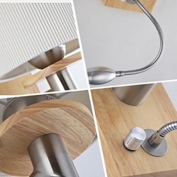 Lampada da parete una luce con luce di lettura