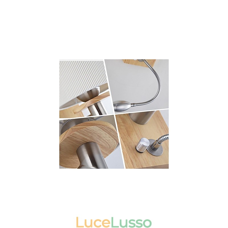 Lampada da parete una luce con luce di lettura