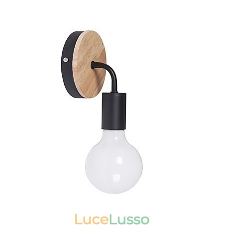 Lampada da parete per interni Edison in ferro 110V 220V, per corridoio, scale, applique, lampadina, nero, bianco Lampada da parete per interni Edison in ferro 110V 220V, per corridoio, scale, applique, lampadina, nero, bianco