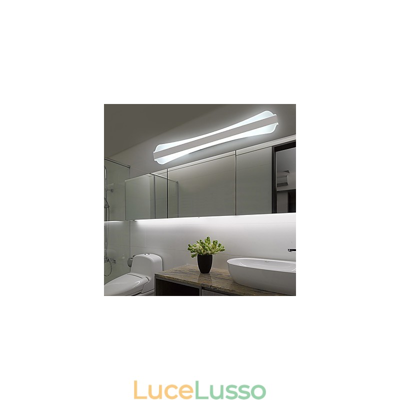 Applique da parete Illuminazione per il bagno Moderno Contemporaneo PVC