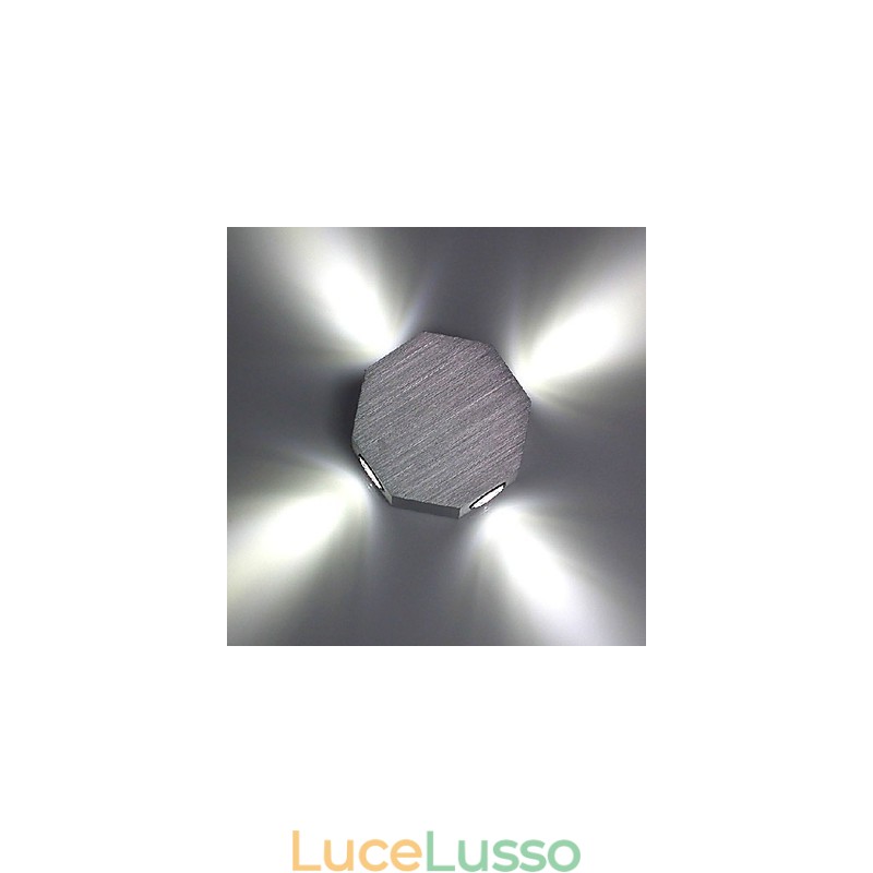 Applique da parete moderne contemporanee in metallo