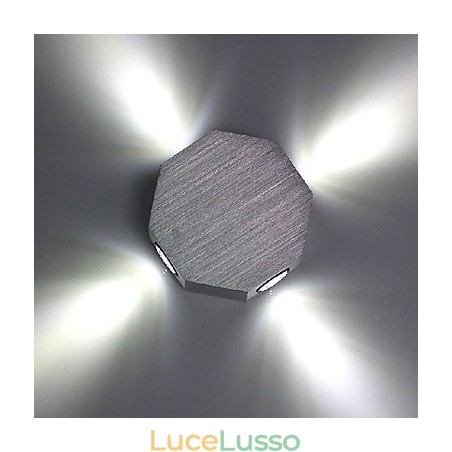 Applique da parete moderne contemporanee in metallo