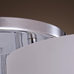 Lampadario moderno contemporaneo in metallo cromato a filo