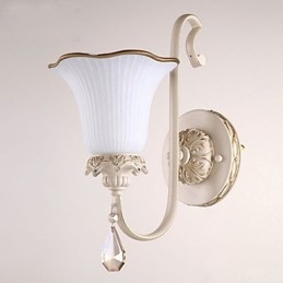 Lampada da parete per camera da letto in ferro battuto, tipo Europa, che restaura i modi antichi