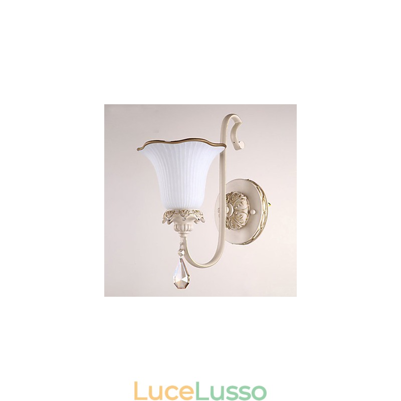 Lampada da parete per camera da letto in ferro battuto, tipo Europa, che restaura i modi antichi