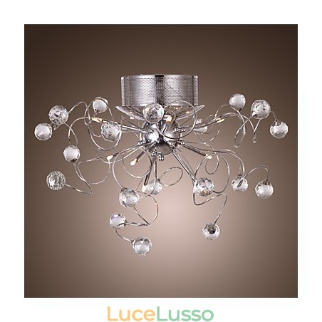 Lampadario Cristallo Design Moderno Living 9 Luci Lampadario Cristallo Design Moderno Living 9 Luci