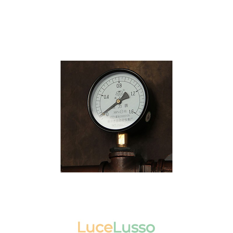 Lampada da parete Applique da parete 6 luci Finitura bronzo Stile industriale Rustico Lodge Metallo