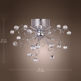 Lampadario Cristallo Design Moderno Living 9 Luci