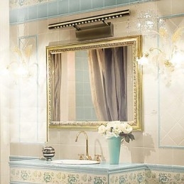 Illuminazione per il bagno Applique da parete Applique da lettura Mini Style Country Metal