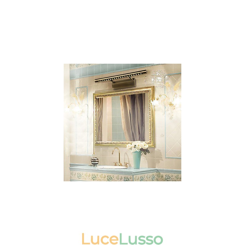 Illuminazione per il bagno Applique da parete Applique da lettura Mini Style Country Metal