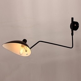 Loft americano campagna liberamente luci da parete vintage comodino lungo lavoro meccanico lampada da studio per interni