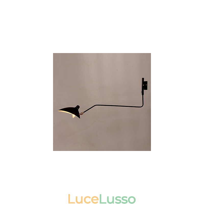 Loft americano campagna liberamente luci da parete vintage comodino lungo lavoro meccanico lampada da studio per interni