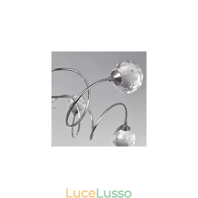 Lampadario Cristallo Design Moderno Living 9 Luci