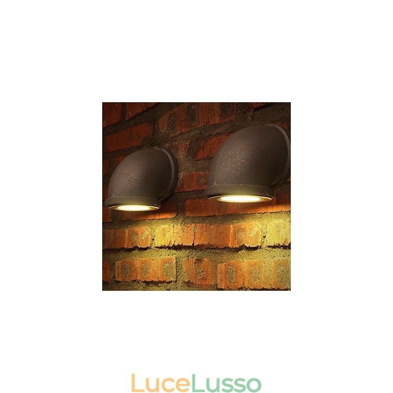 Loft creativo personalità retrò rurale tubo dell'acqua lampada da parete luci