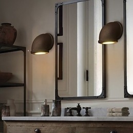 Loft creativo personalità retrò rurale tubo dell'acqua lampada da parete luci