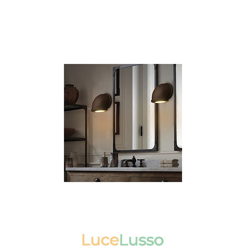 Loft creativo personalità retrò rurale tubo dell'acqua lampada da parete luci