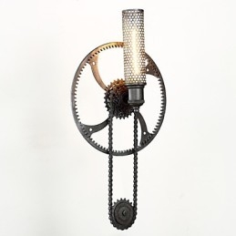 Lampada da parete Grand Mercure Mount Loft Steampunk Nordic American Warehouse Retro Industrial Gear Lampada da parete