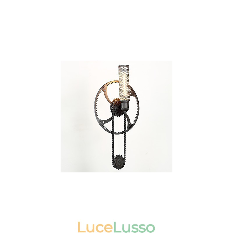 Lampada da parete Grand Mercure Mount Loft Steampunk Nordic American Warehouse Retro Industrial Gear Lampada da parete