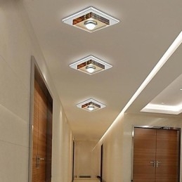 Lampada da soffitto in cristallo ambra 1 luce montata a filo
