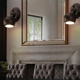 Lampada da parete in ferro battuto creativo Loft Restaurando le luci dei modi antichi