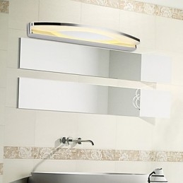 Illuminazione per il bagno Moderna e contemporanea Applique in metallo lunga 180 cm