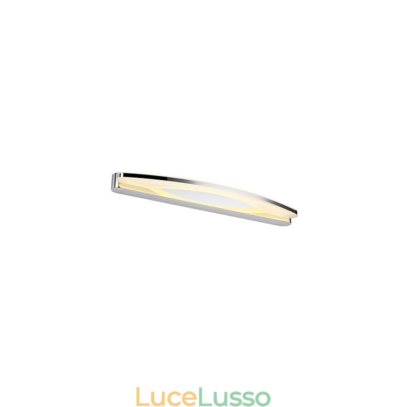 Illuminazione per il bagno Moderna e contemporanea Applique in metallo lunga 180 cm