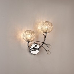 Applique da parete in cristallo Mini Style moderno contemporaneo in metallo