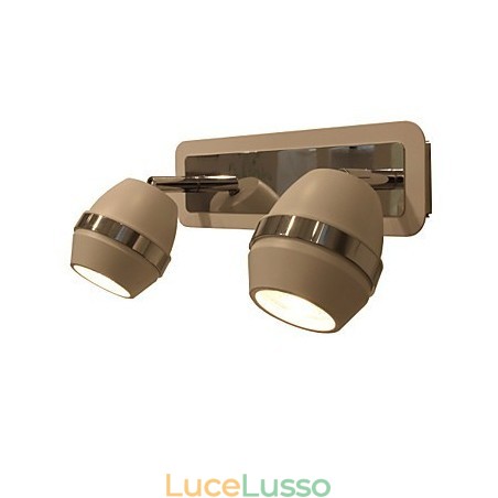 Moderne luci da parete cromate sferiche Luci da bagno con 2 luci Moderne luci da parete cromate sferiche Luci da bagno con 2 luci