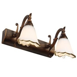 Applique da parete Illuminazione per il bagno Lampade da lettura da parete Mini Style Rustic Lodge Metallo