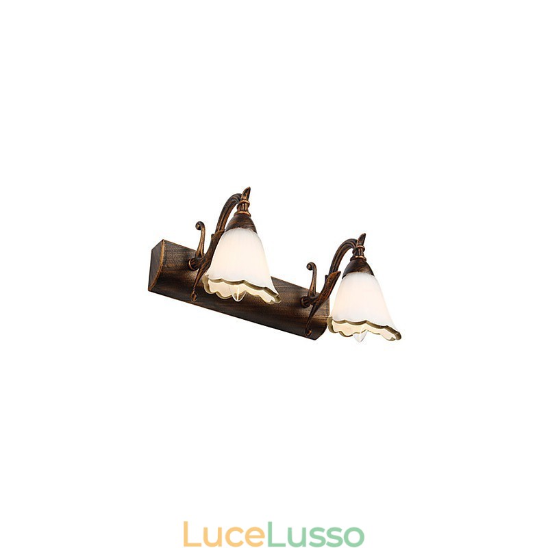 Applique da parete Illuminazione per il bagno Lampade da lettura da parete Mini Style Rustic Lodge Metallo