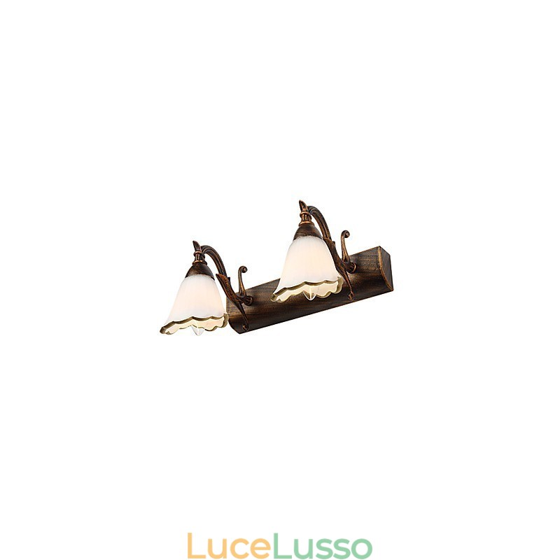 Applique da parete Illuminazione per il bagno Lampade da lettura da parete Mini Style Rustic Lodge Metallo