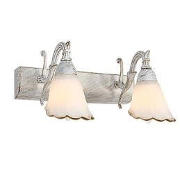 Applique da parete Illuminazione per il bagno Lampade da lettura da parete Mini Style Rustic Lodge Metallo