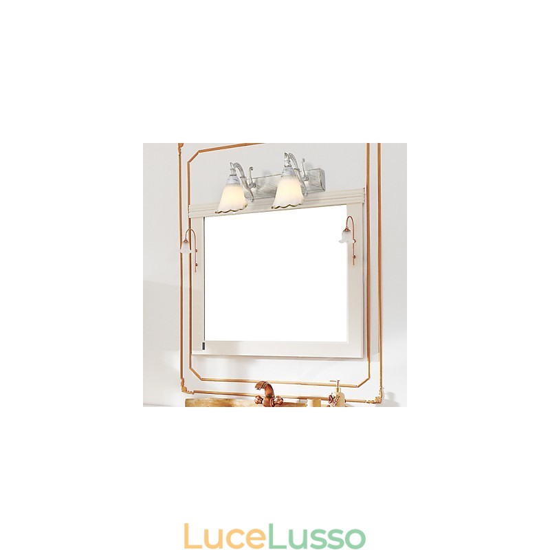 Applique da parete Illuminazione per il bagno Lampade da lettura da parete Mini Style Rustic Lodge Metallo