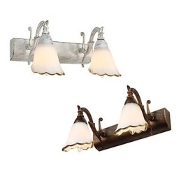 Applique da parete Illuminazione per il bagno Lampade da lettura da parete Mini Style Rustic Lodge Metallo